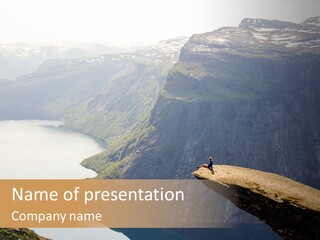 Chasm Troll Scandinavia PowerPoint Template