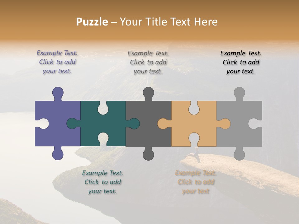 Chasm Troll Scandinavia PowerPoint Template