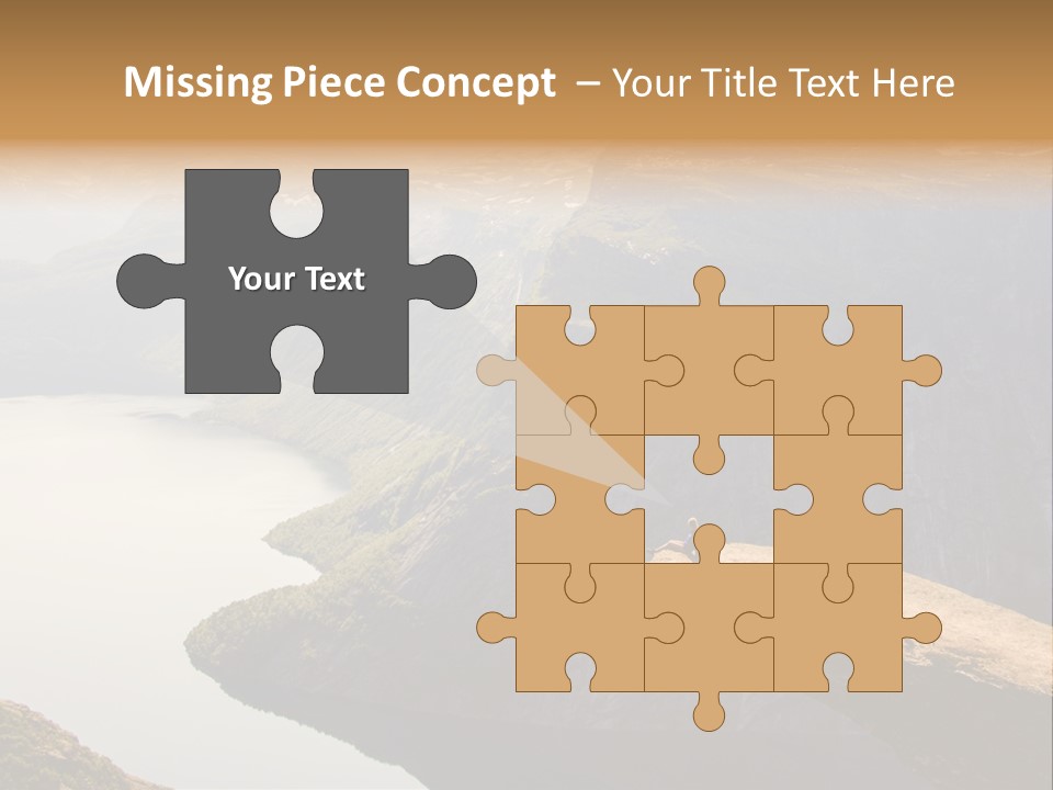 Chasm Troll Scandinavia PowerPoint Template