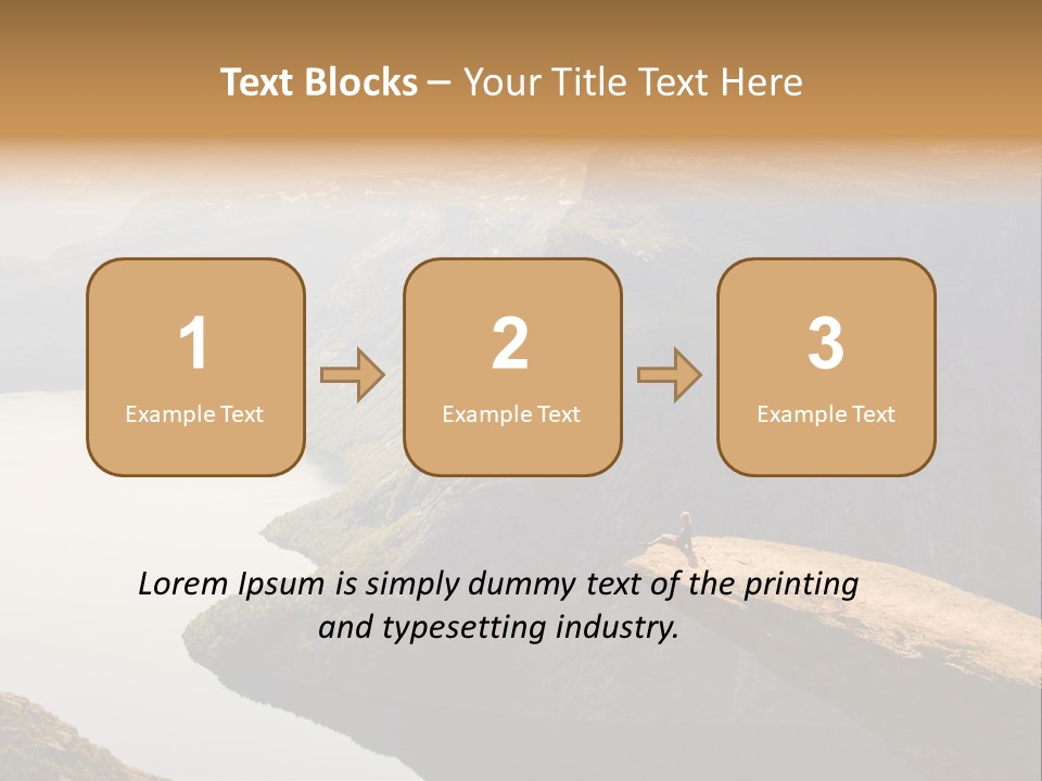 Chasm Troll Scandinavia PowerPoint Template