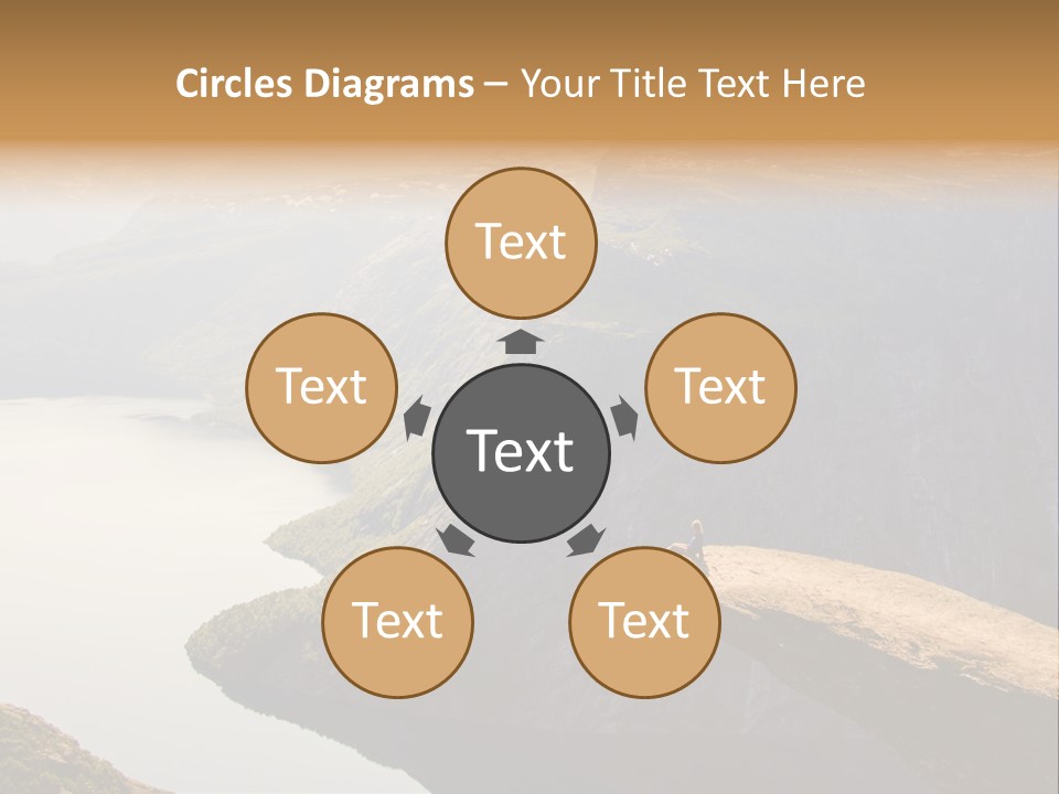 Chasm Troll Scandinavia PowerPoint Template