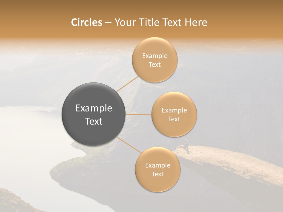 Chasm Troll Scandinavia PowerPoint Template