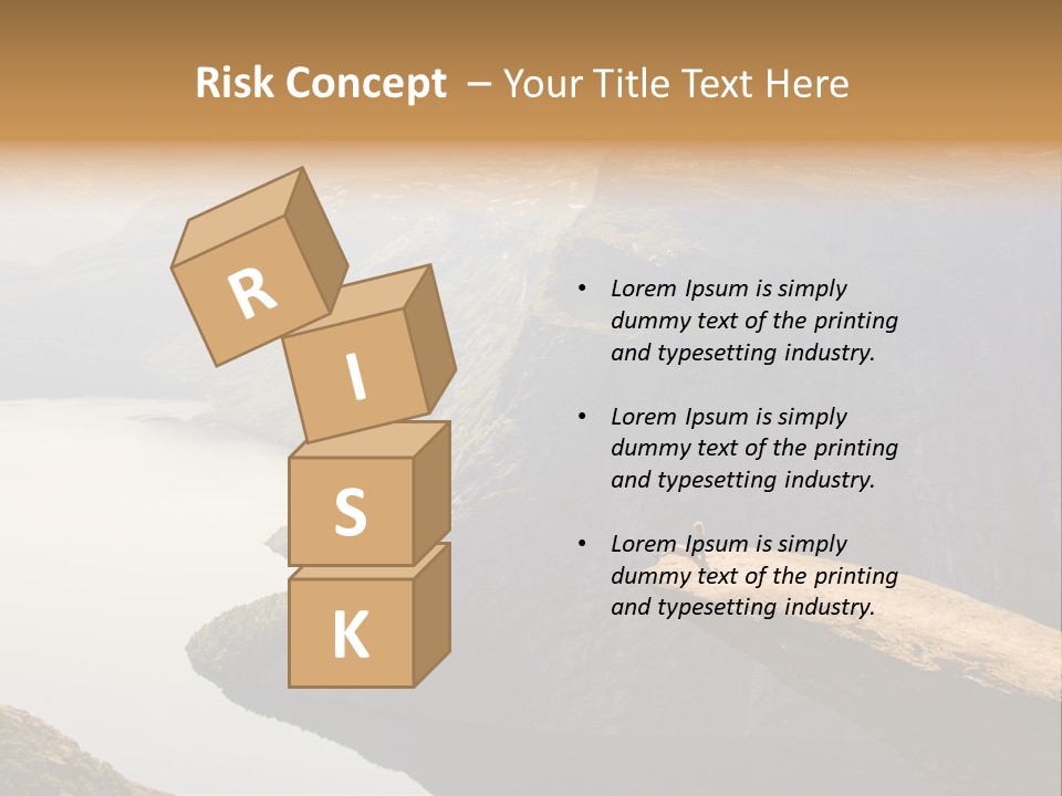 Chasm Troll Scandinavia PowerPoint Template