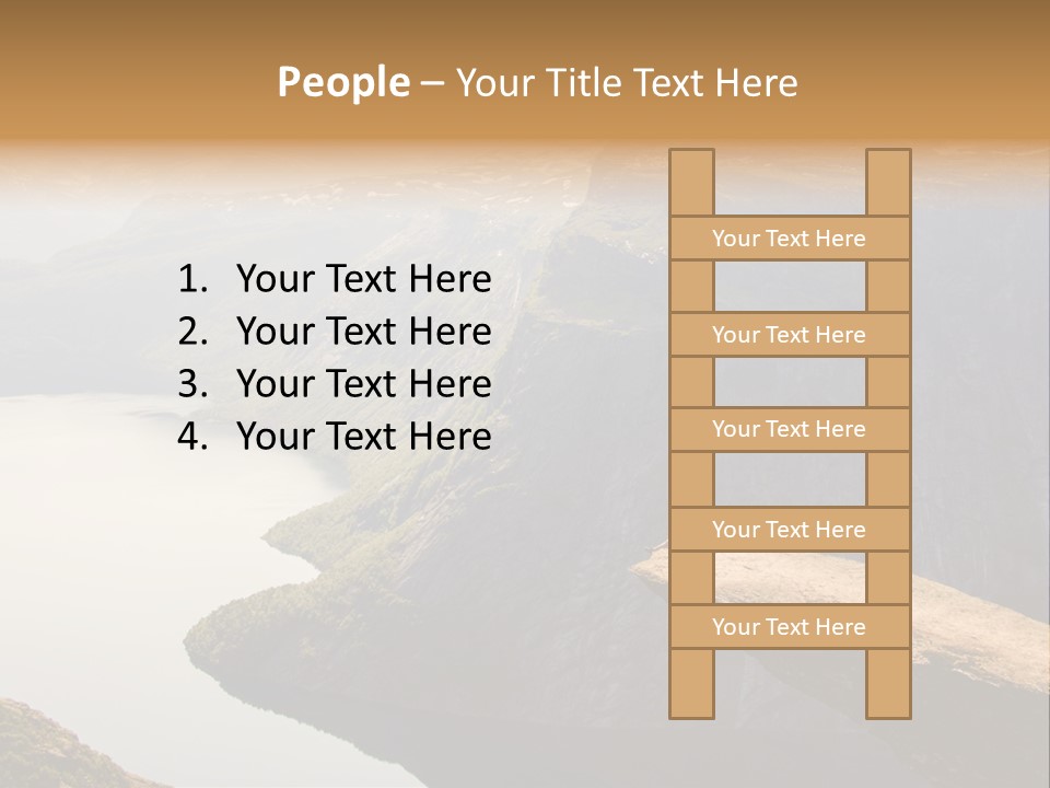 Chasm Troll Scandinavia PowerPoint Template