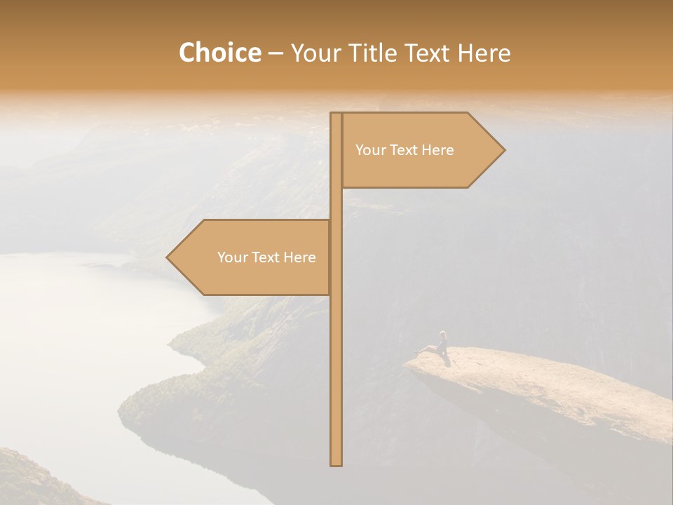 Chasm Troll Scandinavia PowerPoint Template