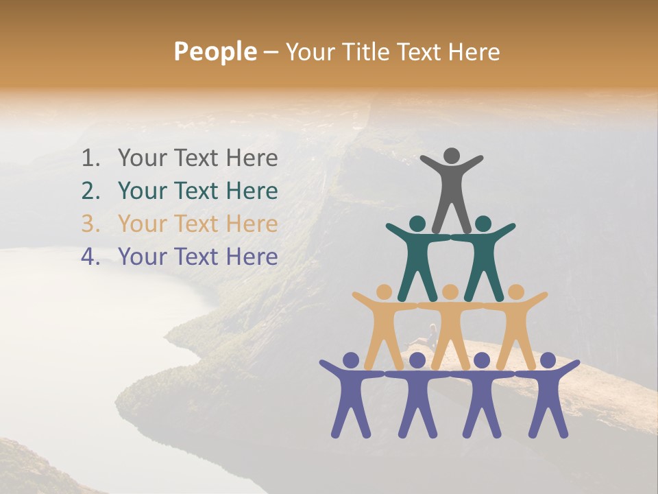 Chasm Troll Scandinavia PowerPoint Template