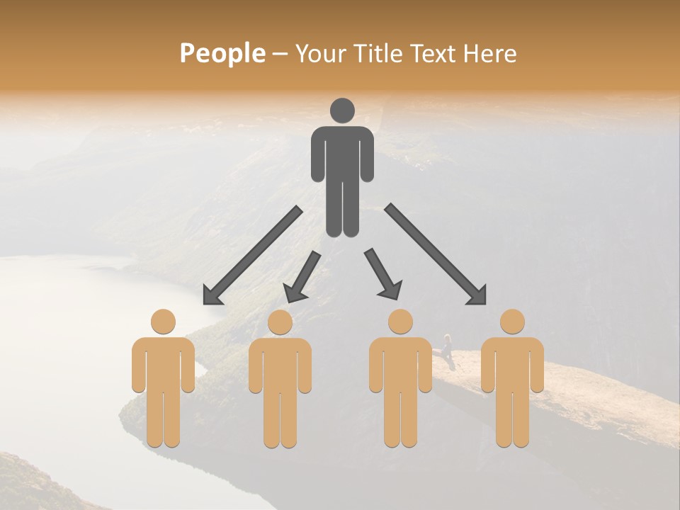 Chasm Troll Scandinavia PowerPoint Template