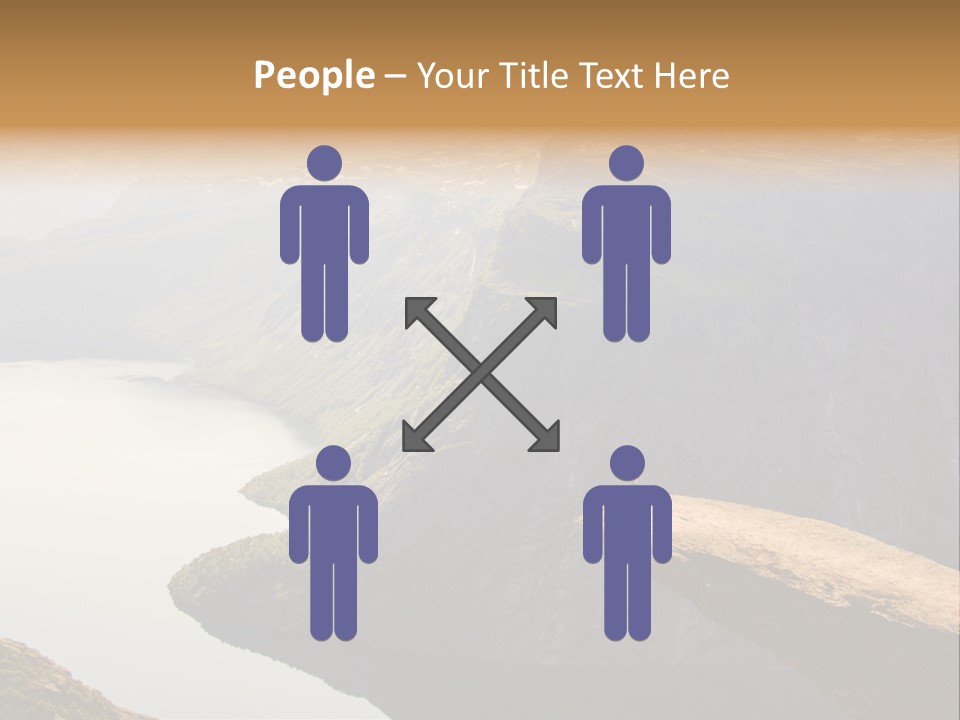 Chasm Troll Scandinavia PowerPoint Template