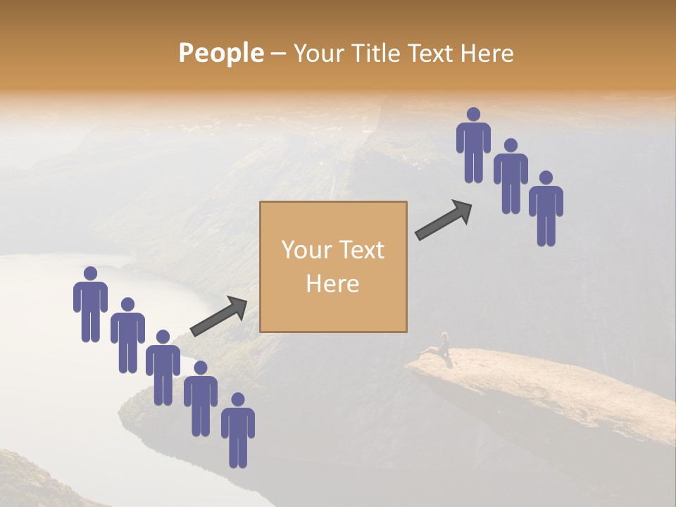 Chasm Troll Scandinavia PowerPoint Template