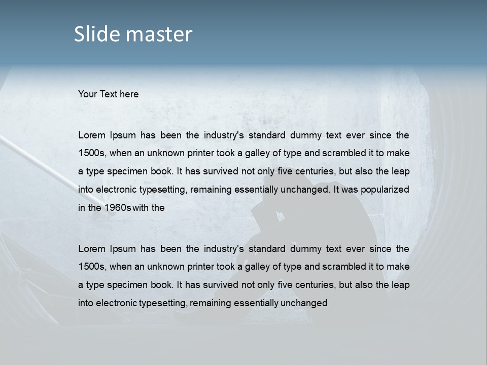 Down Debt Corporate PowerPoint Template