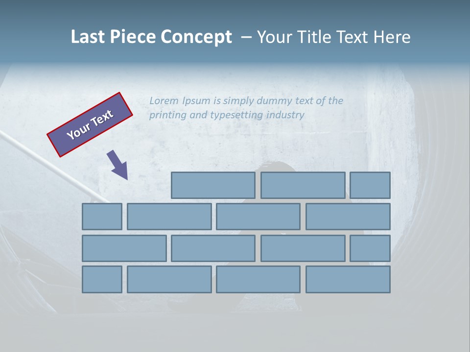 Down Debt Corporate PowerPoint Template