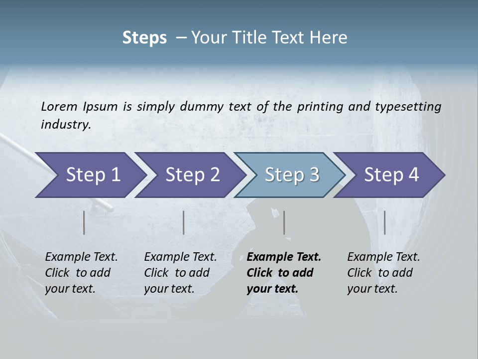 Down Debt Corporate PowerPoint Template