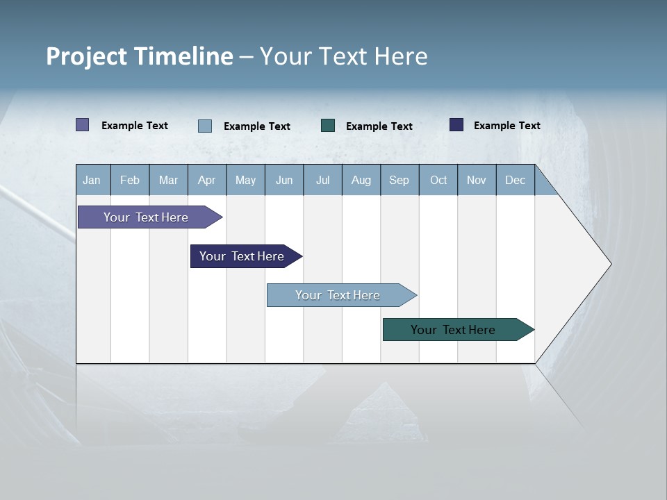 Down Debt Corporate PowerPoint Template