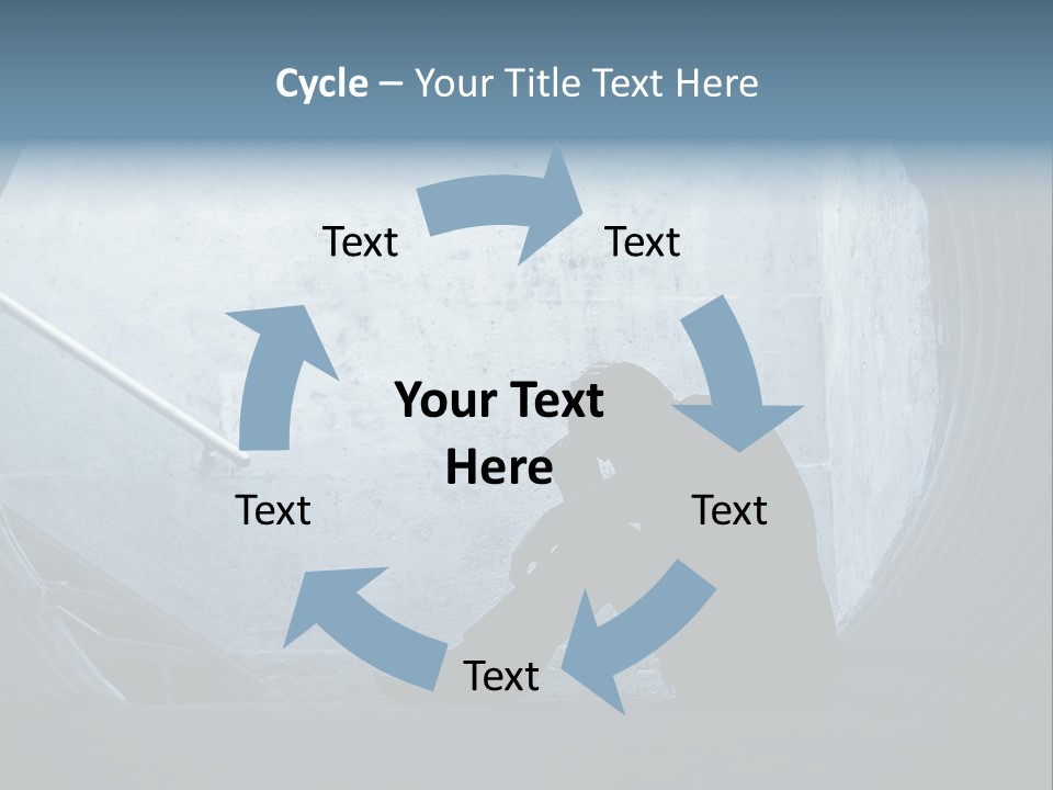Down Debt Corporate PowerPoint Template