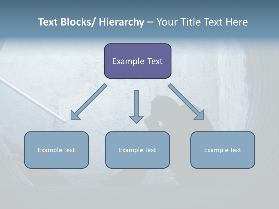 Down Debt Corporate PowerPoint Template