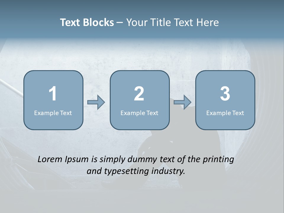 Down Debt Corporate PowerPoint Template