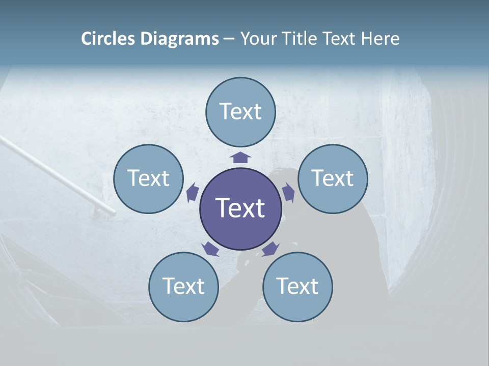 Down Debt Corporate PowerPoint Template