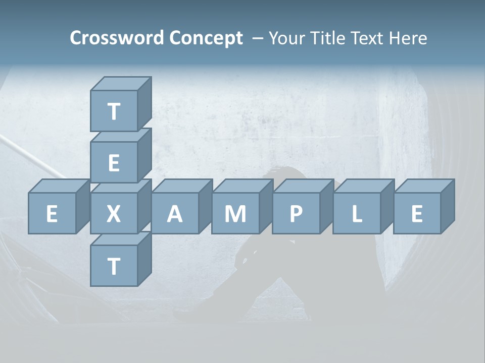 Down Debt Corporate PowerPoint Template