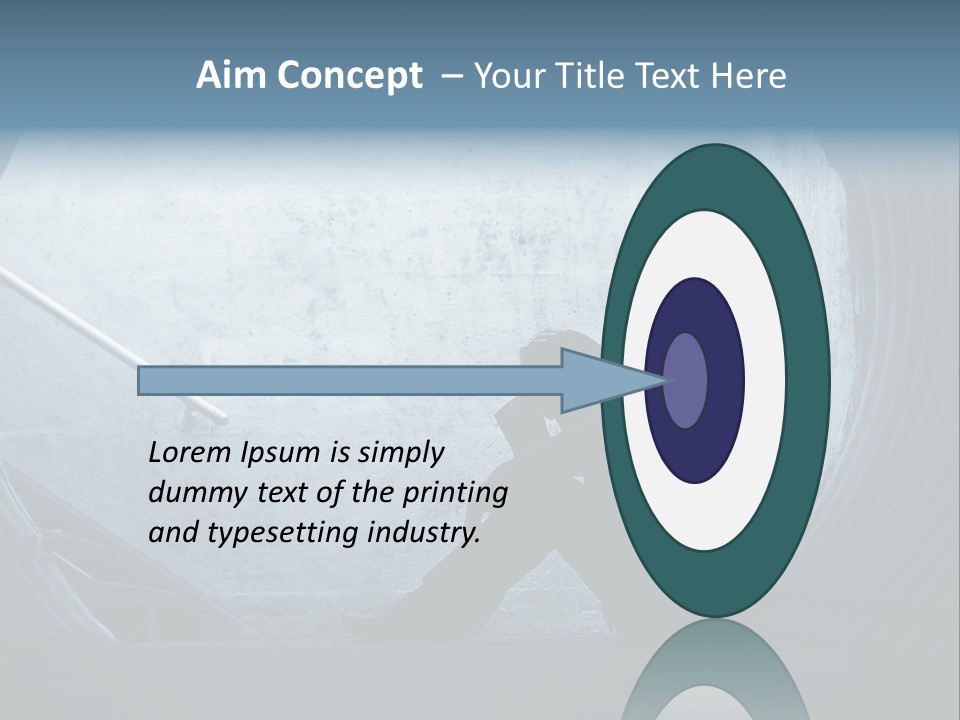 Down Debt Corporate PowerPoint Template