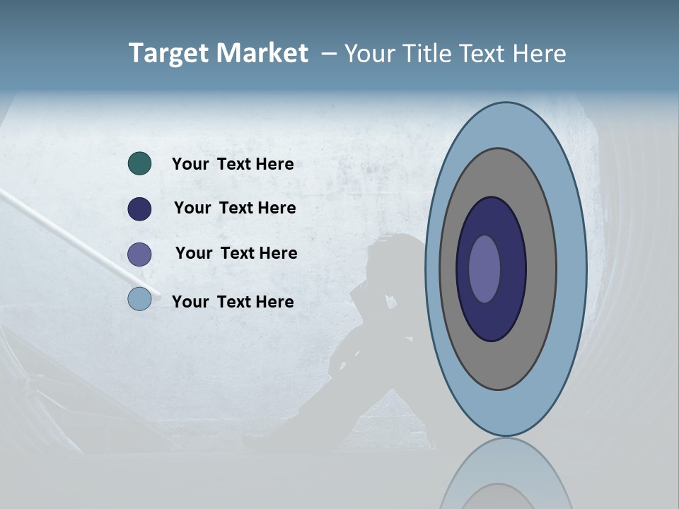 Down Debt Corporate PowerPoint Template