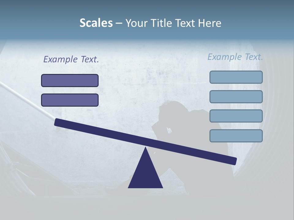 Down Debt Corporate PowerPoint Template
