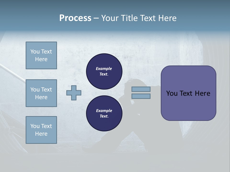 Down Debt Corporate PowerPoint Template