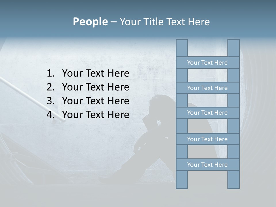 Down Debt Corporate PowerPoint Template