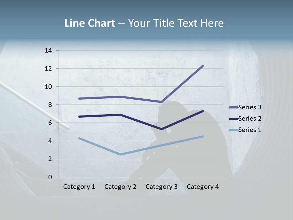 Down Debt Corporate PowerPoint Template
