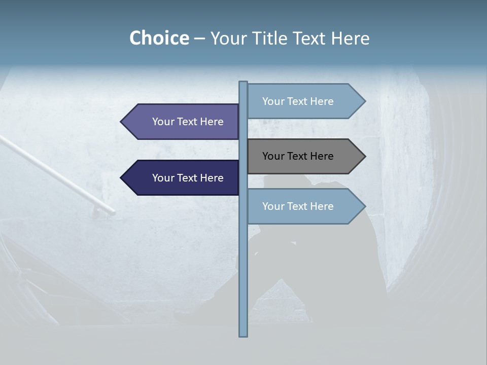 Down Debt Corporate PowerPoint Template