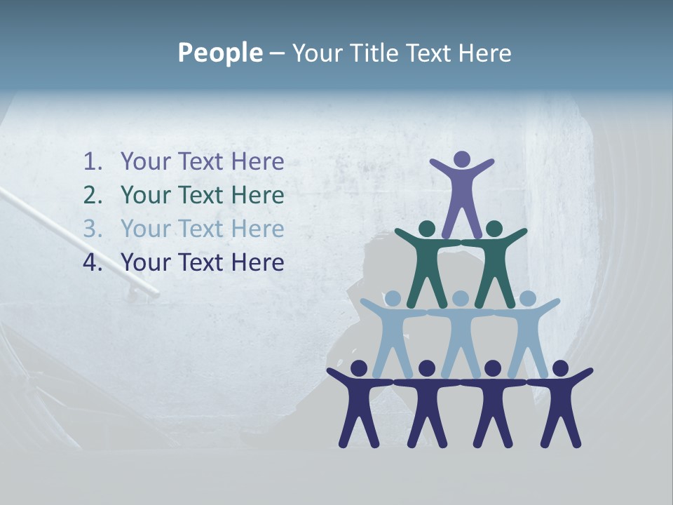 Down Debt Corporate PowerPoint Template