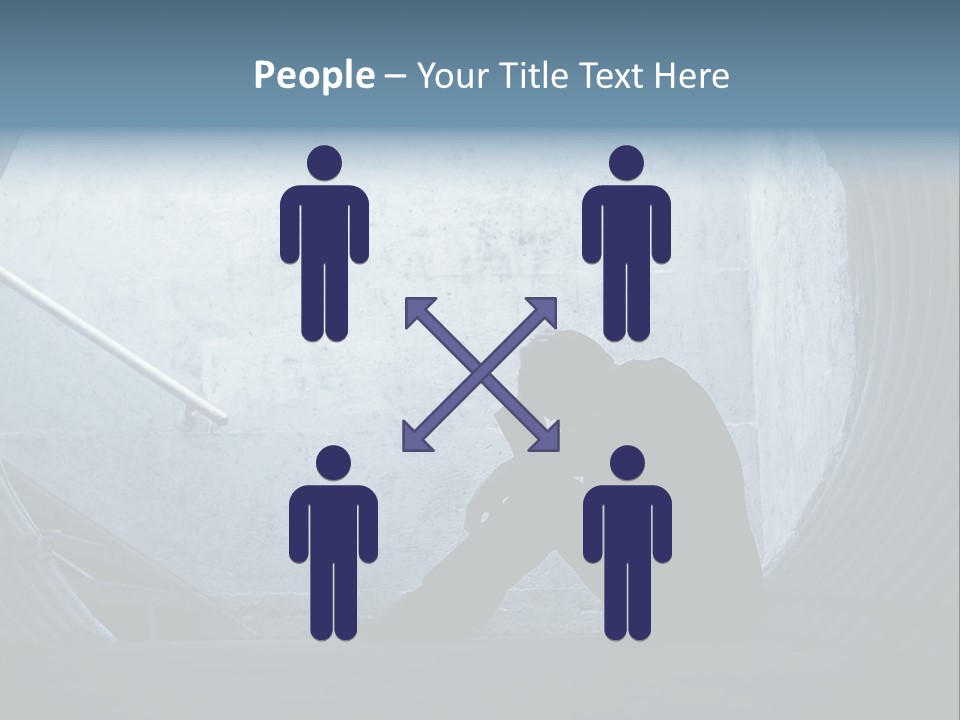 Down Debt Corporate PowerPoint Template