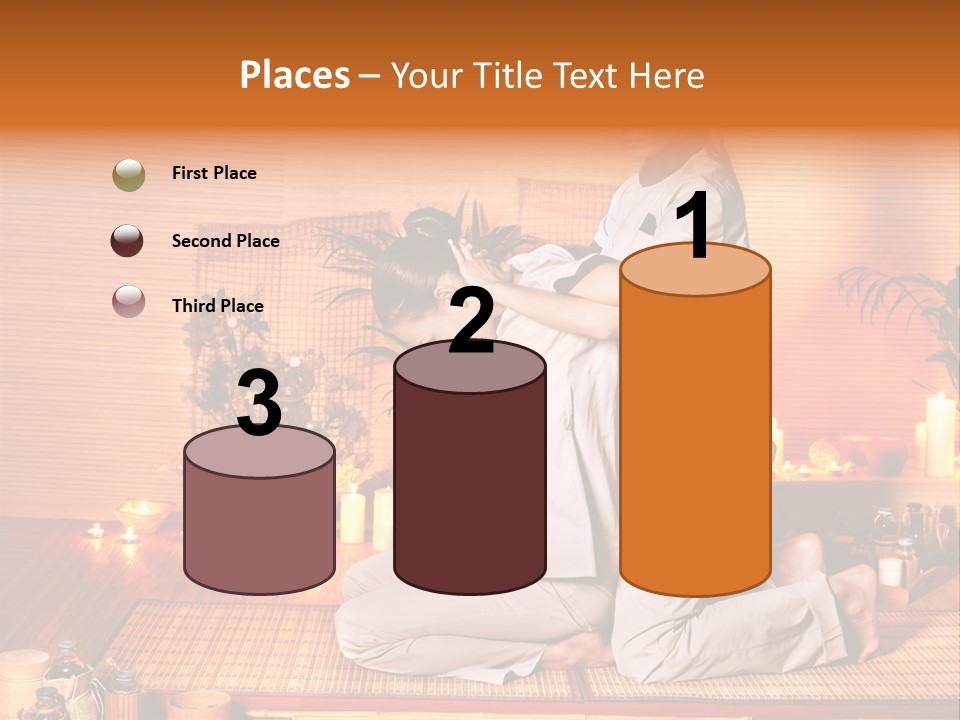 Woman Oil Thai Massage PowerPoint Template