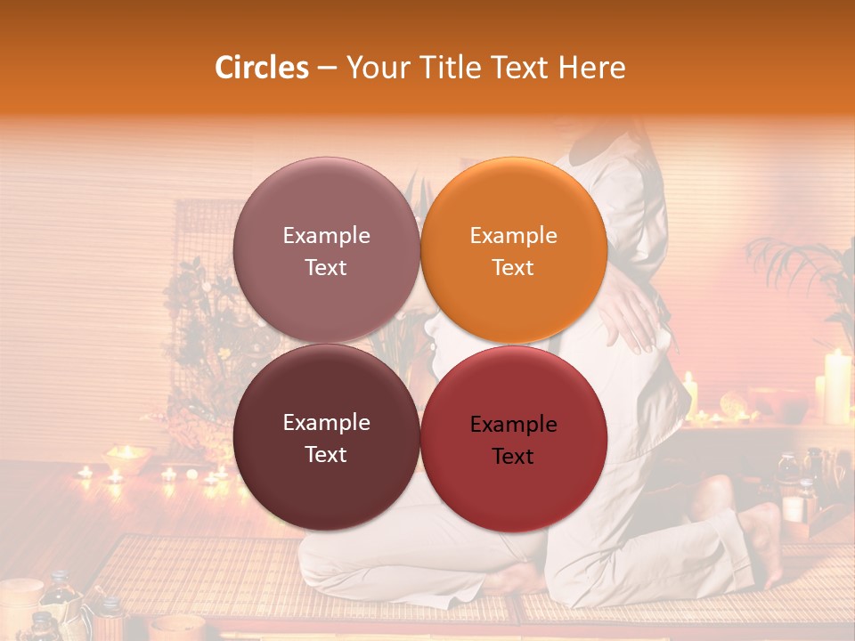 Woman Oil Thai Massage PowerPoint Template