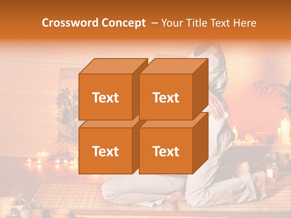 Woman Oil Thai Massage PowerPoint Template