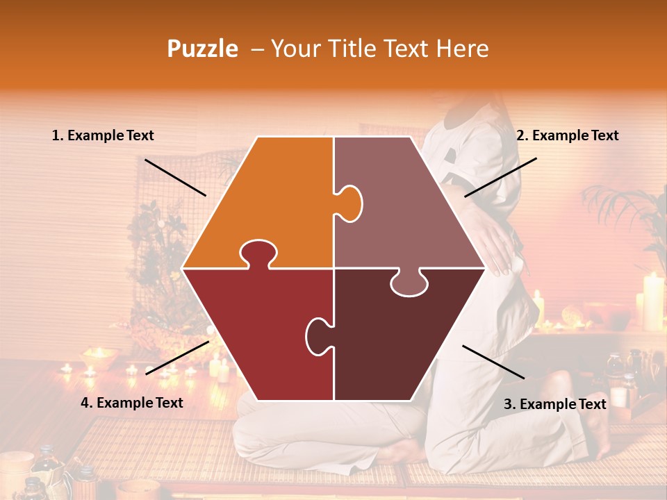 Woman Oil Thai Massage PowerPoint Template