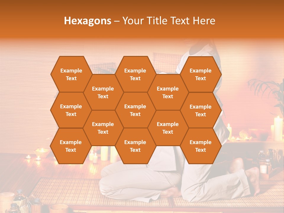 Woman Oil Thai Massage PowerPoint Template