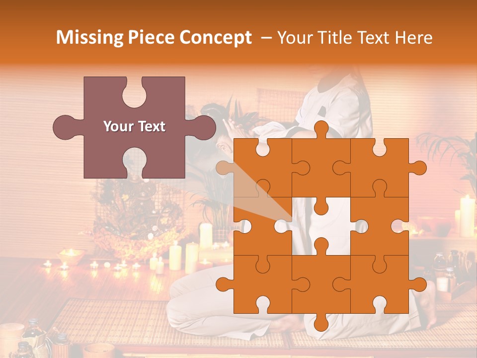 Woman Oil Thai Massage PowerPoint Template