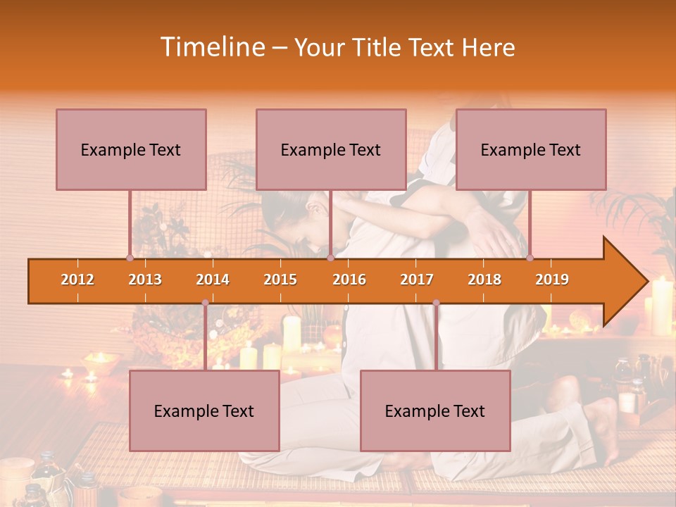 Woman Oil Thai Massage PowerPoint Template