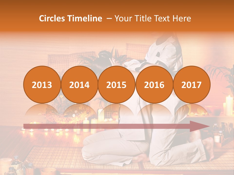 Woman Oil Thai Massage PowerPoint Template