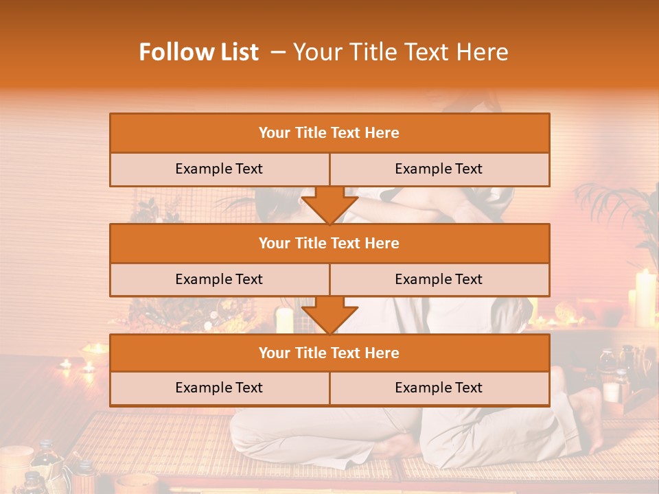 Woman Oil Thai Massage PowerPoint Template