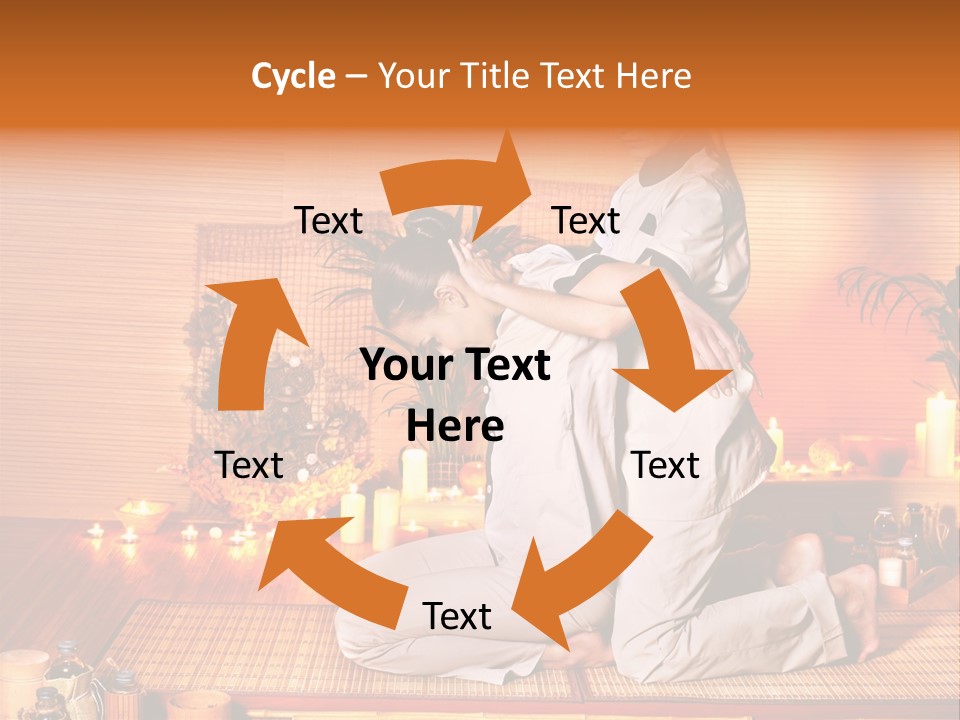 Woman Oil Thai Massage PowerPoint Template