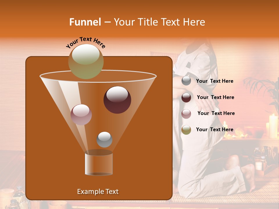 Woman Oil Thai Massage PowerPoint Template