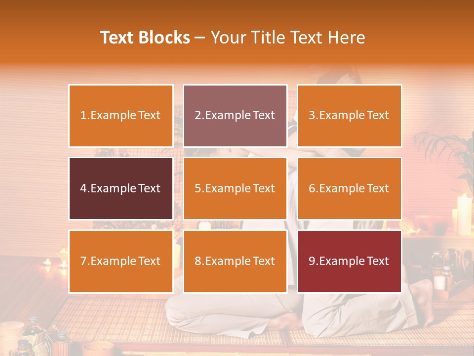 Woman Oil Thai Massage PowerPoint Template