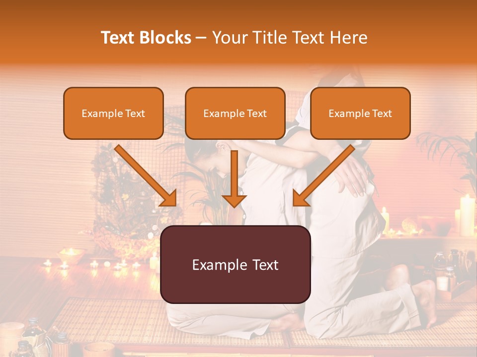 Woman Oil Thai Massage PowerPoint Template