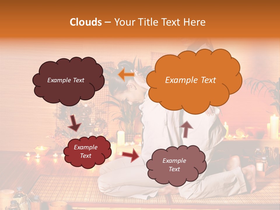 Woman Oil Thai Massage PowerPoint Template