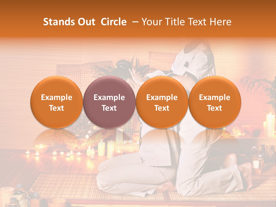 Woman Oil Thai Massage PowerPoint Template