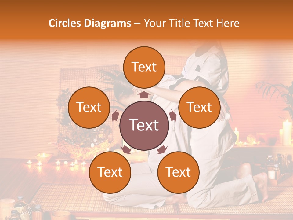 Woman Oil Thai Massage PowerPoint Template