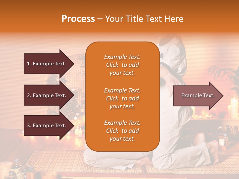 Woman Oil Thai Massage PowerPoint Template