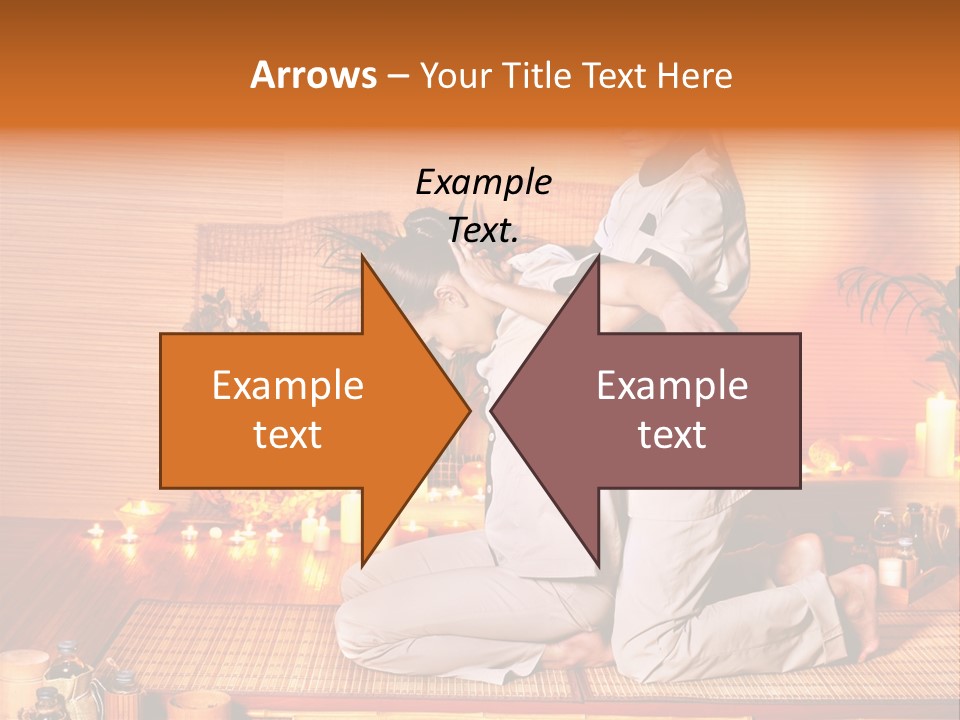 Woman Oil Thai Massage PowerPoint Template