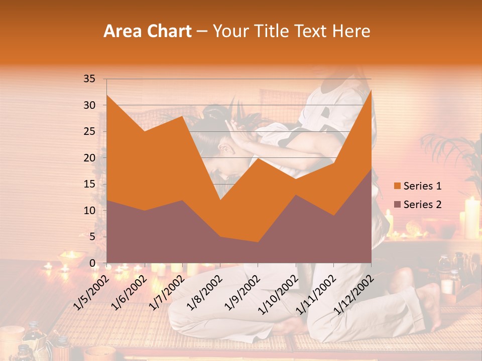 Woman Oil Thai Massage PowerPoint Template